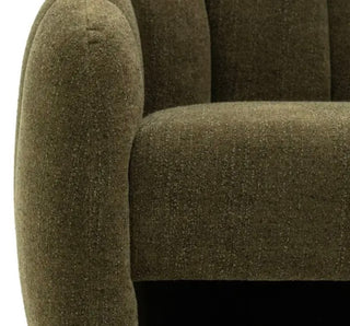 Moss Green Textured 2 Seater Sofa