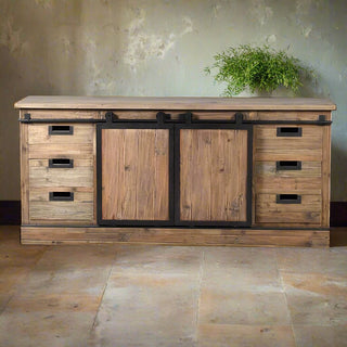 Sideboard with Stylish Sliding Doors
