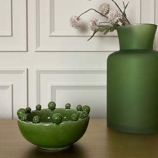 Green Ceramic Trinket Bowl