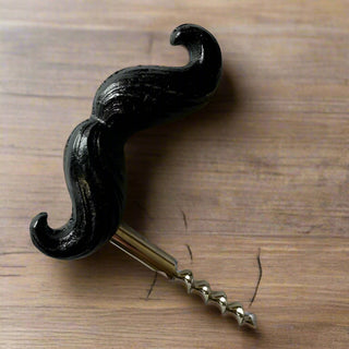 Black Moustache Corkscrew & Bottle Opener