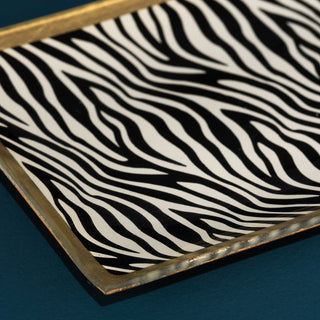 Zebra Print Trinket Tray