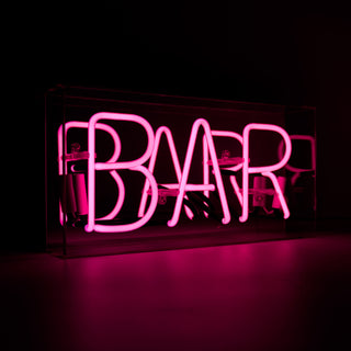 Hot Pink Bar Neon Sign