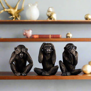 'No Evil’ Monkeys Set of 3 Large