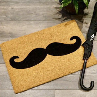 Doormat with Moustache