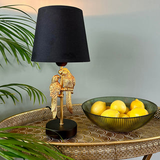 Gold Parrot 'Lovebirds' Table Lamp