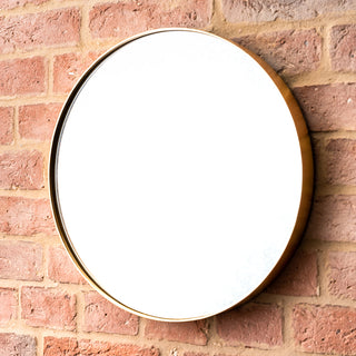 Gold Mirror Round Frame  Small