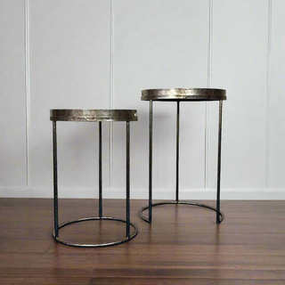 Set of 2 Oval 'Oriental' Tray Tables