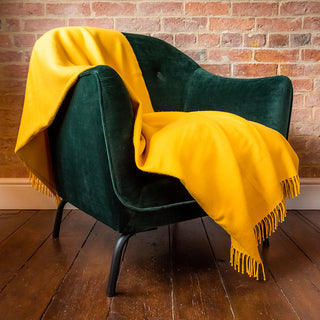 Reversible Golden Sun Throw