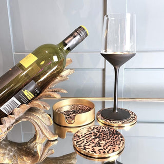 Leopard Print Coasters