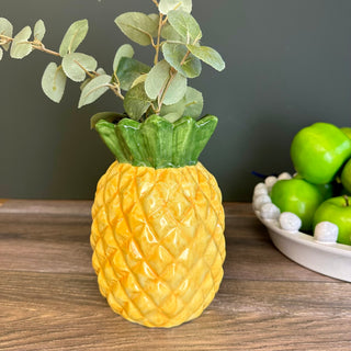 Ceramic Tropical Pineapple Vase