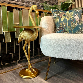 Gold Flamingo Table