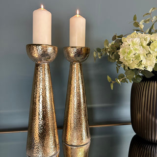 Luxurious Gold Candle Holder