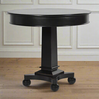 Black Round Table